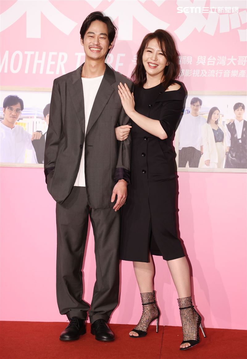 劉品言、夏騰宏出席「未來媽媽」第三波卡司發布會。（記者邱榮吉/攝影）