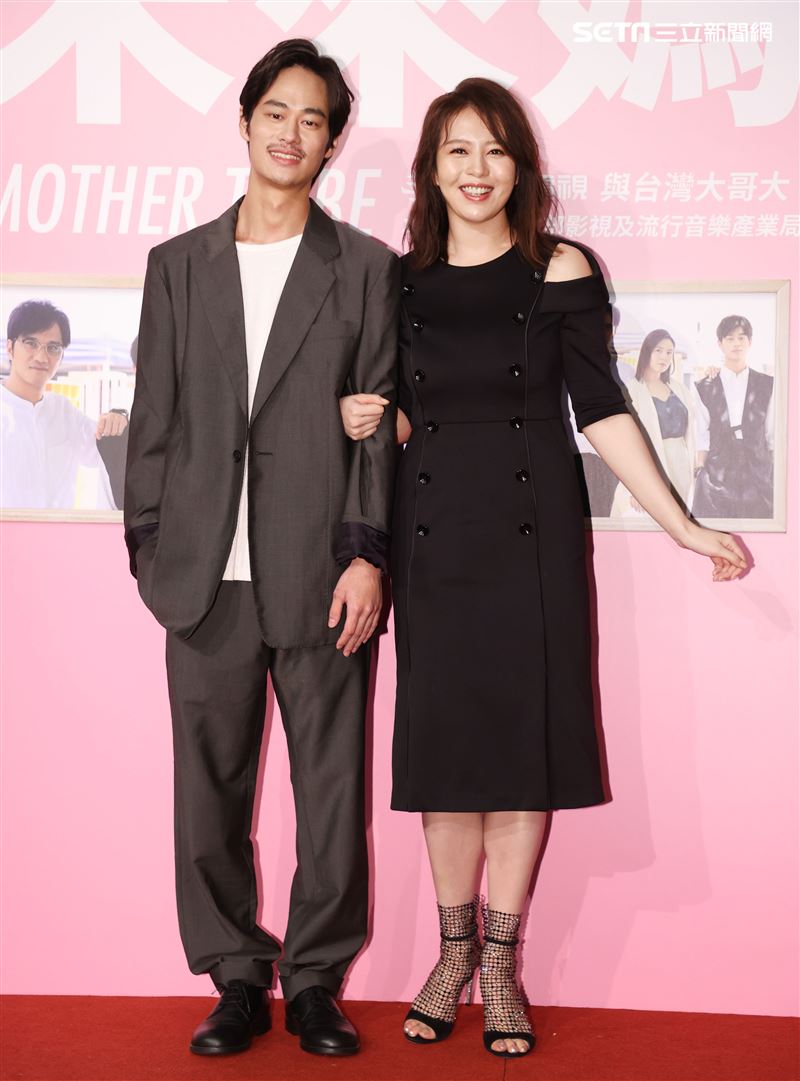 劉品言、夏騰宏出席「未來媽媽」第三波卡司發布會。（記者邱榮吉/攝影）