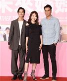 夏騰宏、劉品言、馬志翔出席「未來媽媽」第三波卡司發布會。（記者邱榮吉/攝影）