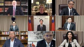 台美日首度在聯合國大會期間共同舉辦GCTF視訊工作坊。（圖／外交部提供）