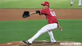 ▲樂天桃猿投手萬昭清。（圖／記者劉彥池攝影）