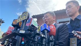 柯文哲 臺北設市百年交流分享(廖哲民攝)