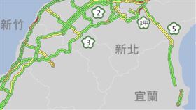 國5今天行車異常順暢。（圖／翻攝自1968APP）
