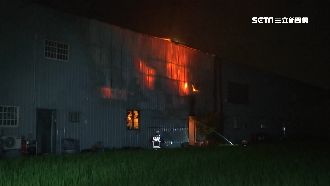 紙器工廠陷火海　一家3口死裡逃生