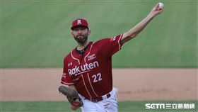 ▲樂天桃猿先發投手卡本特。（圖／記者劉彥池攝影）