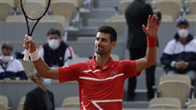 ▲喬科維奇（Novak Djokovic）挺進法網第3輪。（圖／美聯社／達志影像）