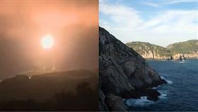 九鵬基地飛彈試射,東引(組合圖)
