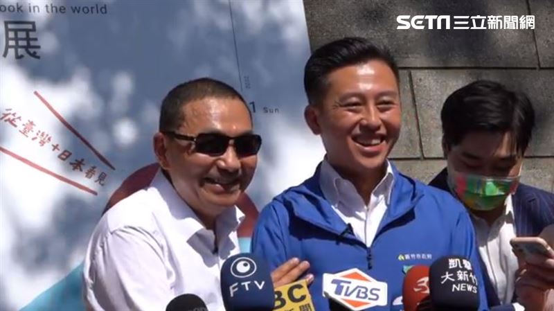 同框侯友宜被問選新北　林智堅尷尬答