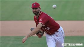 ▲樂天桃猿先發投手卡本特。（圖／記者劉彥池攝影）