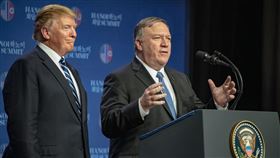 美國國務卿蓬佩奧（Mike Pompeo）、川普
圖翻攝自Mike Pompeo推特