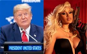 美國總統川普跟老婆梅蘭妮亞（Melania）在2日宣布確診武漢肺炎（COVID-19、新冠肺炎），饒舌歌手Cardi B諷刺「我賭你想戴口罩了」／推特