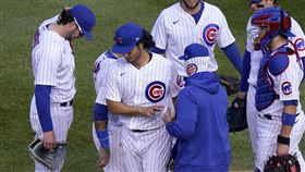 ▲達比修有挨轟，小熊遭馬林魚淘汰。（圖／美聯社／達志影像）