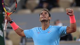 ▲「蠻牛」納達爾（Rafael Nadal）晉級法網16強。（圖／美聯社／達志影像）