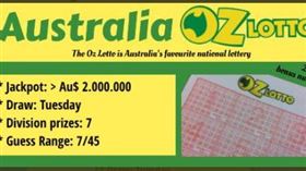 ▲澳洲奧茲樂透。（圖／翻攝自推特）