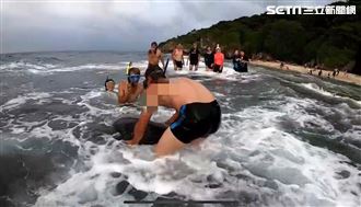 糗斃！正義姐全程直擊「男子摸龜」