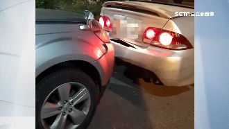 急煞釀追撞　肇逃婦人：怎沒保持距離