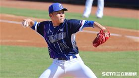 ▲富邦悍將先發投手江國豪。（圖／記者劉彥池攝影）