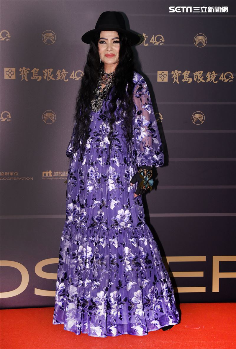 第31屆金曲獎星光背板歌手爭艷潘越雲。（記者邱榮吉.林聖凱/攝影）