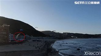 萬里飛行傘意外2傷　驚悚墜落畫面曝