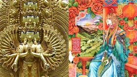 十一面千手觀音 法緣佛教文物與佛祖心＋插畫家孟宸提供