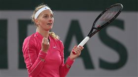 ▲克菲托娃（Petra Kvitova）相隔8年再度躋身法國公開賽8強。（圖／美聯社／達志影像）