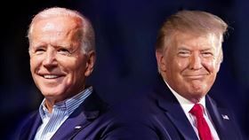美國民主黨總統候選人拜登（左）5日說，如果衛生專家表示安全無虞，他願意參加下週與川普總統（右）的第2次競選辯論。（中央社製圖；左圖取自facebook.com/joebiden，右圖版權屬公眾領域）
