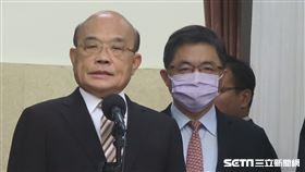 行政院長蘇貞昌率部會首長報告「中央政府前瞻基礎建設計畫第三期特別預算案」並備質詢。（圖／記者盧素梅攝影）