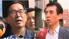 陳水扁、陳學聖（組合圖／資料照）