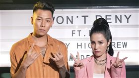 江靜與瘦子合作新歌。（圖／本色音樂提供）