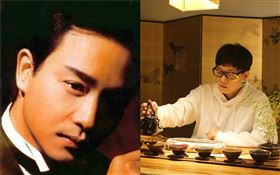 填詞人林夕分享2張泛黃的手寫歌詞，透露是曾幫張國榮寫的《兒歌》。臉書