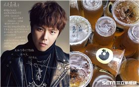 經紀人與後援準備飲料。（圖／記者林芷卉攝影）