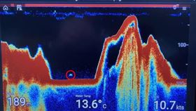 ▲尼斯湖水怪的聲納影像。（圖／翻攝自推特）