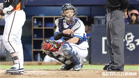 ▲富邦悍將捕手林宥穎。（圖／記者劉彥池攝影）