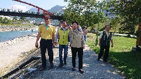 南投水里再增親水環境　蔡培慧踏勘