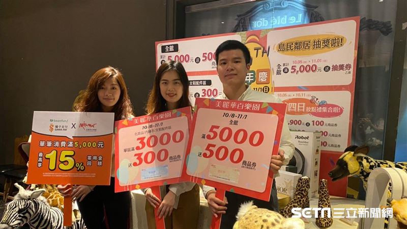 百貨周年慶　全館單筆5千送1450