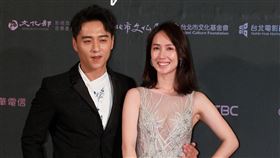 鄭仁碩、小薰出席2019台北電影節頒獎典禮。（記者邱榮吉/攝影）