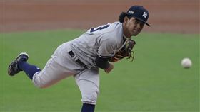 ▲洋基21歲新秀賈西亞（Deivi Garcia）季後賽先發只投1局退場。（圖／美聯社／達志影像）