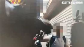 林女男友不滿對方一再跟蹤，與范男爆發激烈口角。（圖／翻攝畫面）