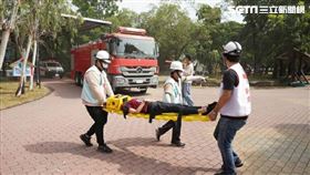 國慶連假前防災演練 頑皮世界要讓遊客安心玩