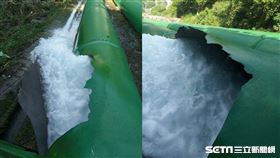 大觀水力發電廠土石流／民眾提供