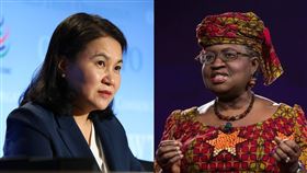 WTO秘書長候選人，南韓通商交涉本部長俞明希、奈及利亞財政部長伊衛拉（圖／翻攝自WTO、伊衛拉臉書）