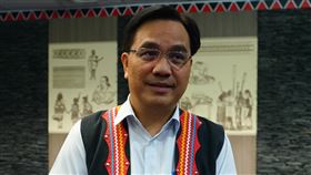 原民會：以個人名義代特定族群發言並不恰當阿美族青年楊品驊日前於海峽論壇中自稱「中國人」，原民會主委夷將．拔路兒（圖）28日受訪強調，原住民族不是中華民族，絕非同文同源；雖尊重個人言論自由，但以個人名義代表特定族群發言是非常不當的。中央社記者王騰毅攝　109年9月28日