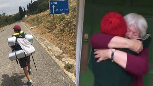步行2千公里！11歲弟：我想阿嬤了