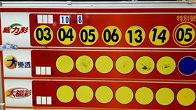 ▲威力彩獎號開出4個連號外加一生一世。（圖／匯星彩券行提供）