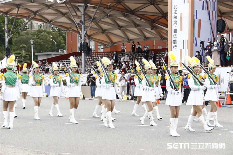 中華民國109年國慶大會預演。（圖／記者林聖凱攝影）