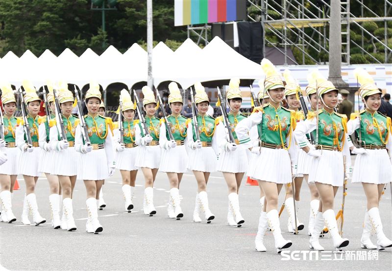 中華民國109年國慶大會預演。（圖／記者林聖凱攝影）