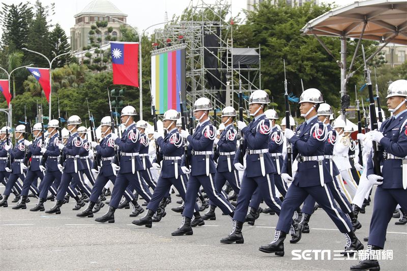 中華民國109年國慶大會預演。（圖／記者林聖凱攝影）