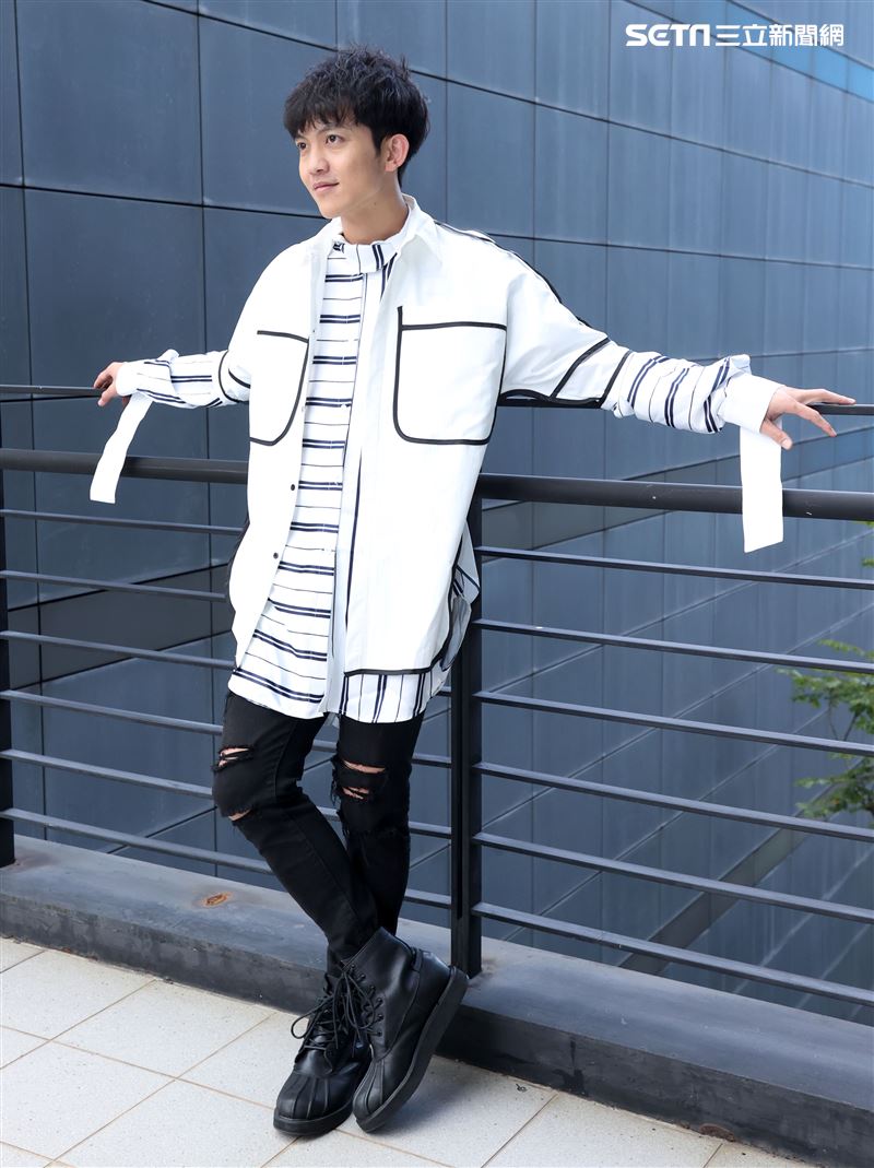 郭忠祐三立新聞網專訪。（記者邱榮吉/攝影）