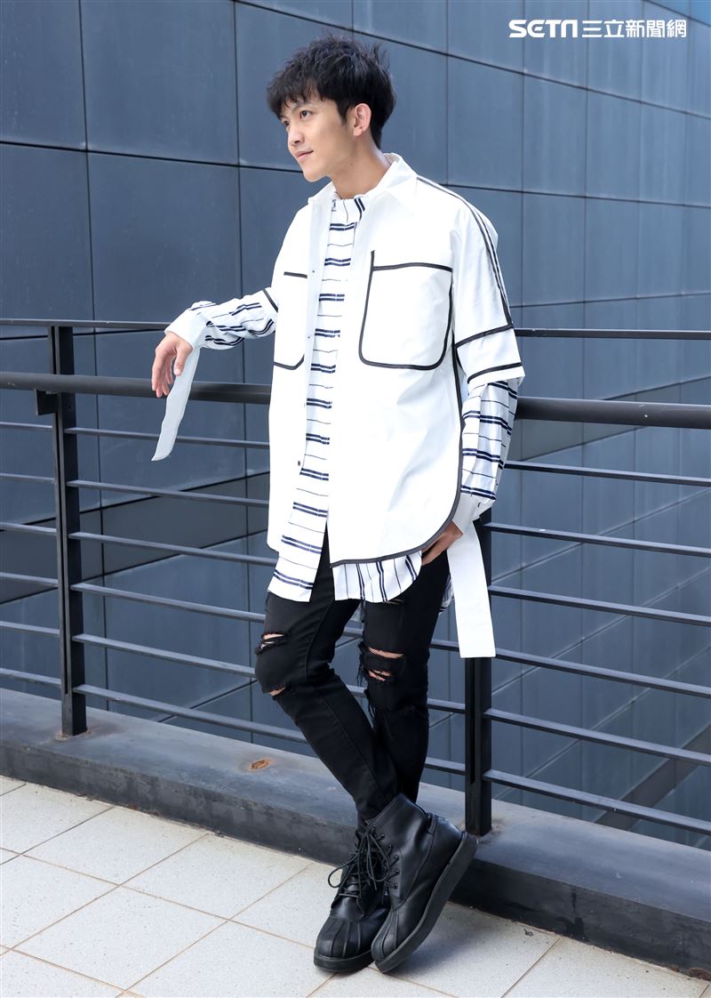 郭忠祐三立新聞網專訪。（記者邱榮吉/攝影）