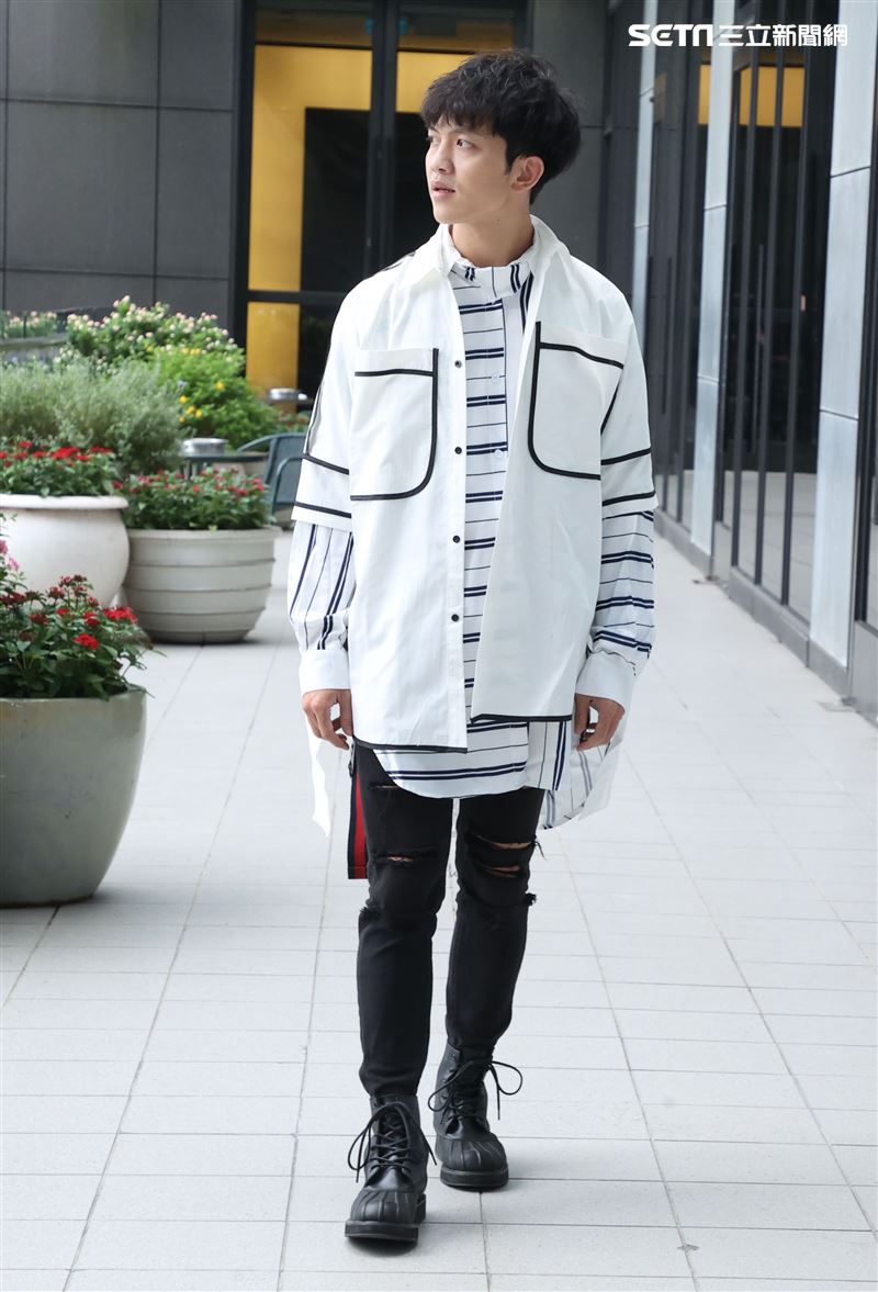 郭忠祐三立新聞網專訪。（記者邱榮吉/攝影）